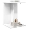 vidaXL Side Table White 45 x 40 x 62.5 cm Engineered Wood