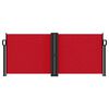 vidaXL Retractable Side Awning Red 100x600 cm