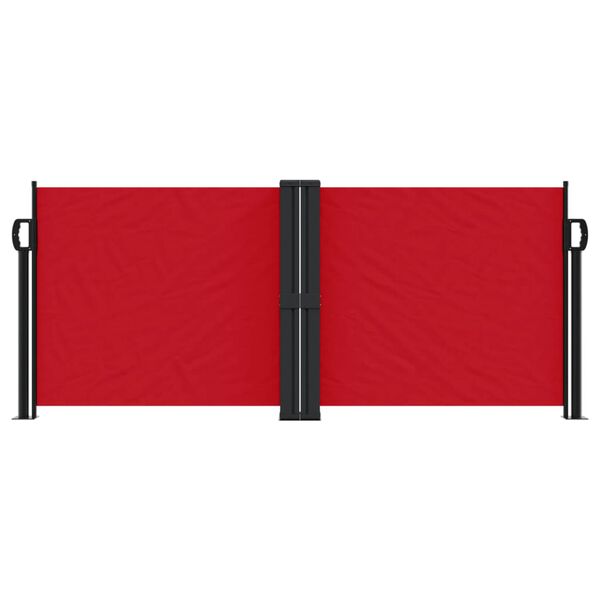 vidaXL Retractable Side Awning Red 100x600 cm
