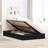 vidaXL Storage Bed with Mattress Black 120 x 200 cm Velvet