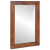 vidaXL Bathroom Cabinet 5 pcs Brown and Black Solid Mango Wood
