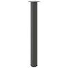 vidaXL Bar Table Legs 4 pcs Anthracite 100-102 cm Steel