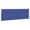vidaXL Retractable Side Awning 160 x 500 cm Blue