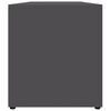 vidaXL TV Cabinet Grey 120x34x37 cm Engineered Wood