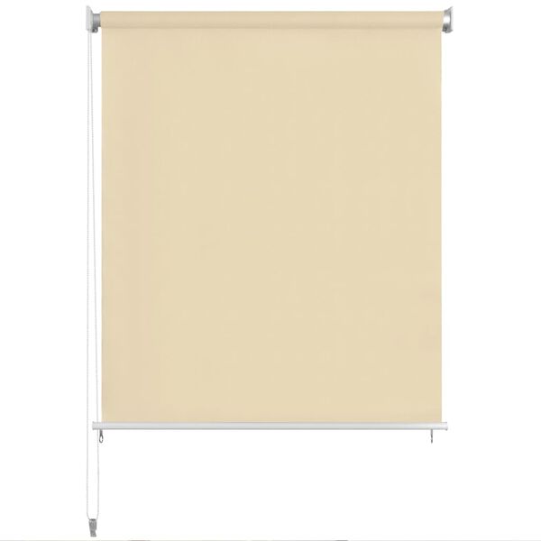 vidaXL Outdoor Roller Blind 180x140 cm Cream