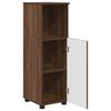 vidaXL Bathroom Furniture Set with Drawer with Shelf 3 pcs Brown Oak