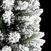 vidaXL Artificial Christmas Tree with 150 LEDs with Stand White 150 cm