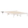 vidaXL Bed Frame with Side Tables White 160 x 210 cm Solid Pine Wood