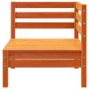vidaXL Garden Sofa Corner Wax Brown Solid Wood Pine