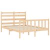 vidaXL Bed Frame without Mattress 140x190 cm Solid Wood Pine