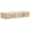 vidaXL Wall-Mounted Side Table Sonoma Oak 87.5 x 34.5 x 17 cm
