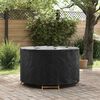 vidaXL Outdoor Furniture Cover Black 128 x 128 x 71 cm 600D fabric