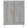 vidaXL Highboard Grey Sonoma 69.5x34x180 cm Engineered Wood