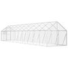 vidaXL Aviary Silver 1.79x10x1.85 m Aluminium