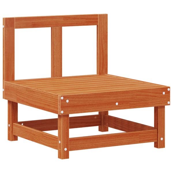 vidaXL Garden Lounge Set 5 pcs Wax Brown Solid Pine Wood