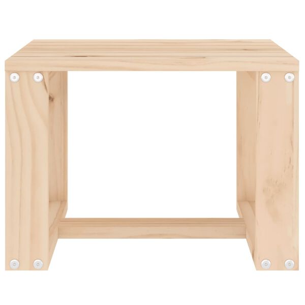 vidaXL Garden Side Table 40x38x28.5 cm Solid Wood Pine