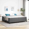 vidaXL Bed Frame with Mattress Light Grey 200 x 200 cm Fabric