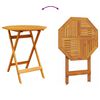 vidaXL Folding Bistro Set Folding 3 pcs Brown Solid acacia wood