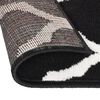 vidaXL Runner Rug BCF Black and White 100x400 cm