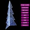 vidaXL Christmas Tree with 240 LEDs Cold White 180 cm Acrylic