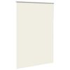 vidaXL Roller Blind Blackout Off White 165x210 cm Fabric Width 161.6 cm Polyester