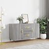 vidaXL Sideboard Grey Sonoma 100x36x60 cm Engineered Wood