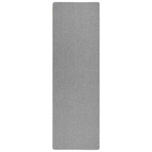 vidaXL Carpet Runner Light Grey 80 x 500 cm 100% Polypropylene