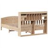 vidaXL Bookcase Bed without Mattress 140x190cm Solid Wood Pine