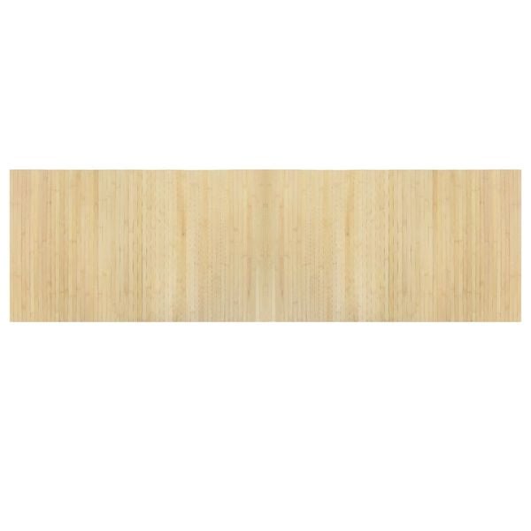 vidaXL Rug Rectangular Light Nature 60x200 cm Bamboo
