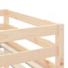 vidaXL Kids' Loft Bed without Mattress with Ladder 90x190 cm Single