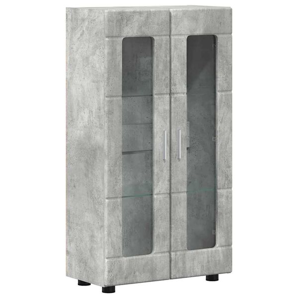 vidaXL Sideboard Concrete Grey 55.5 x 29 x 103 cm Engineered Wood