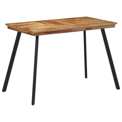 vidaXL Dining Table 120x62x76 cm Solid Wood Teak