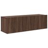 vidaXL 3 Piece TV Cabinet Set Brown Oak Engineered Wood