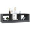 vidaXL Coffee Table Grey 110x50x34 cm Solid Pinewood