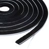 vidaXL Self-Adhesive Door Brush Seal 10 m PP Black