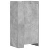 vidaXL Shoe Cabinet Concrete Grey 52x37.5x100 cm Engineered Wood