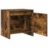 vidaXL Bedside Cabinets 2 pcs Smoked Oak 45x34x44.5 cm Engineered Wood