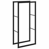 vidaXL Firewood Rack Black 55x30x116 cm Steel