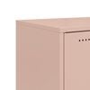 vidaXL Sideboard Pink 68x39x72 cm Steel