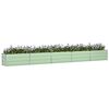 vidaXL Planter Pastel Green 480 x 50 x 45 cm Galvanised Steel