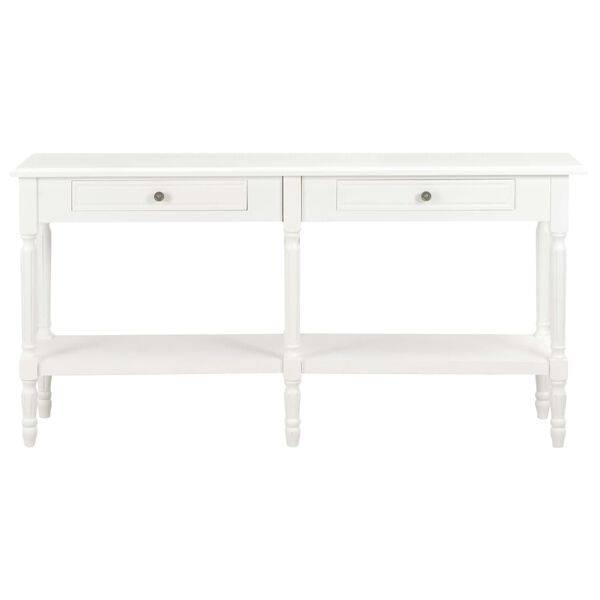 vidaXL Sideboard White 150x35x77 cm Solid Wood