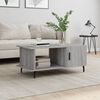 vidaXL Coffee Table Grey Sonoma 90x50x40 cm Engineered Wood