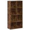 vidaXL Book Cabinet/Sideboard Smoked Oak 66x30x130 cm Engineered Wood
