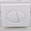 vidaXL Wall-Hung Toilet with Concealed Cistern Ceramic White