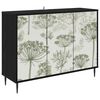 vidaXL Sideboard GOTHA Black Oak 102 x 33 x 76 cm Engineered Wood