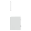 vidaXL Bathroom Cabinet with Mirror White 41x38.5x48 cm Engineered Wood