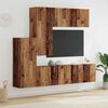 vidaXL TV Wall Unit Wall-mounted 5 pcs Old Wood Engineered Wood