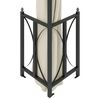 vidaXL Gazebo with Sidewalls&Double Roofs 3x3 m Cream