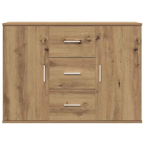 vidaXL Sideboard Artisan Oak 90x29.5x65 cm Engineered Wood
