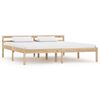 vidaXL Bed Frame without Mattress with 4 Drawers Solid Wood 160x200 cm